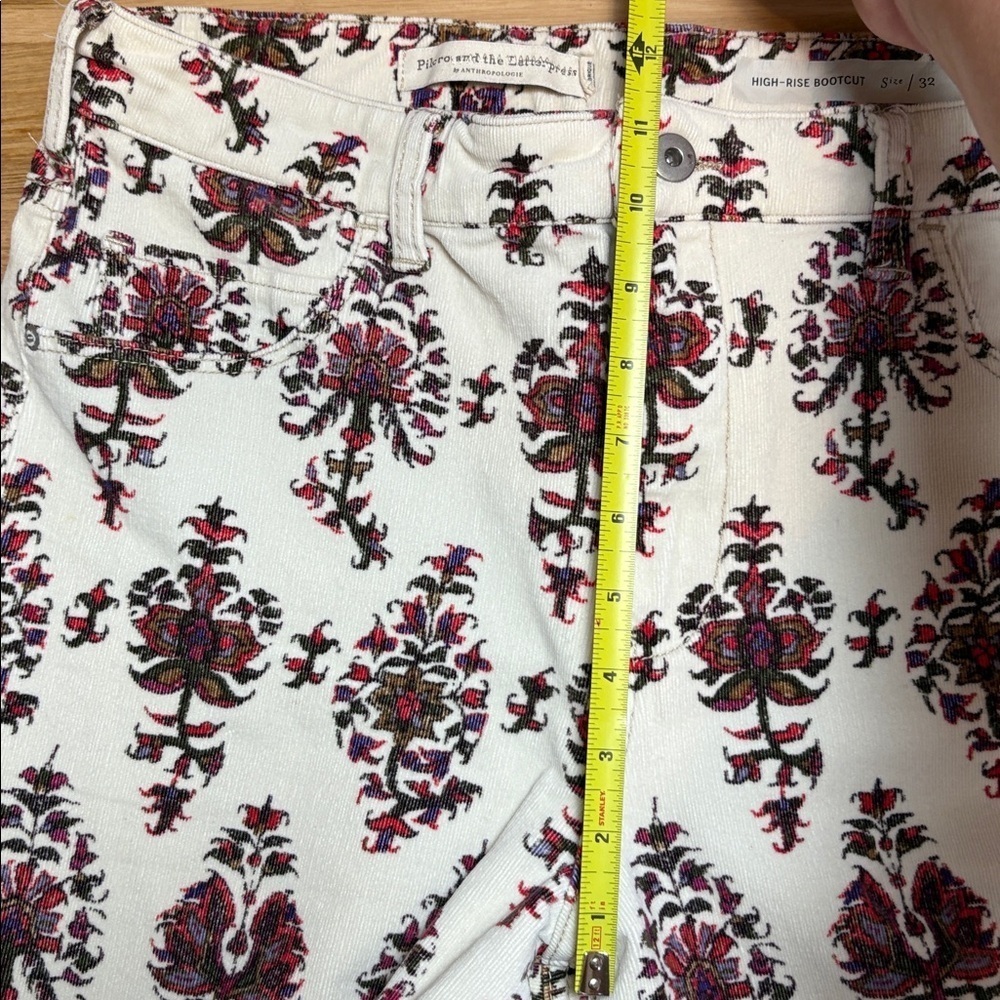 Pilcro and the Letterpress by Anthropologie Corduroy Bootcut Pants Women’s 32 - Picture 14 of 16